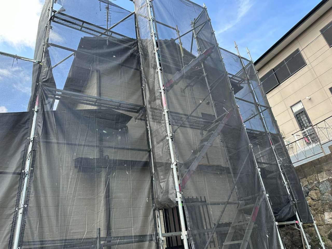 小倉南区のガイナ断熱塗装後