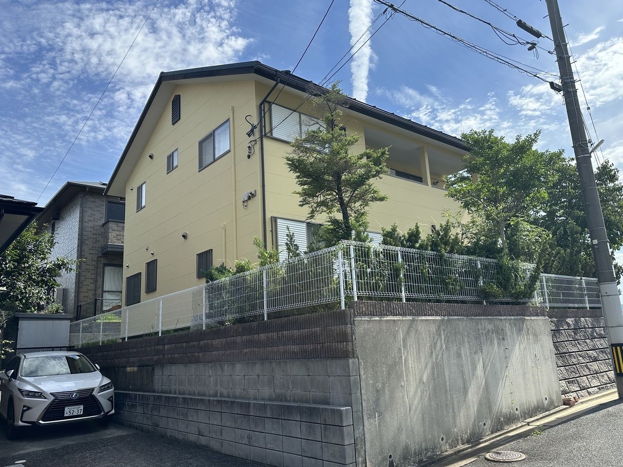 北九州市八幡西区での断熱塗料ガイナ施工事例。夏涼しく冬暖かい住まいを実現。